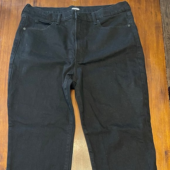 Womans Old Navy Jeans Black / 16 Petite - Picture 1 of 6